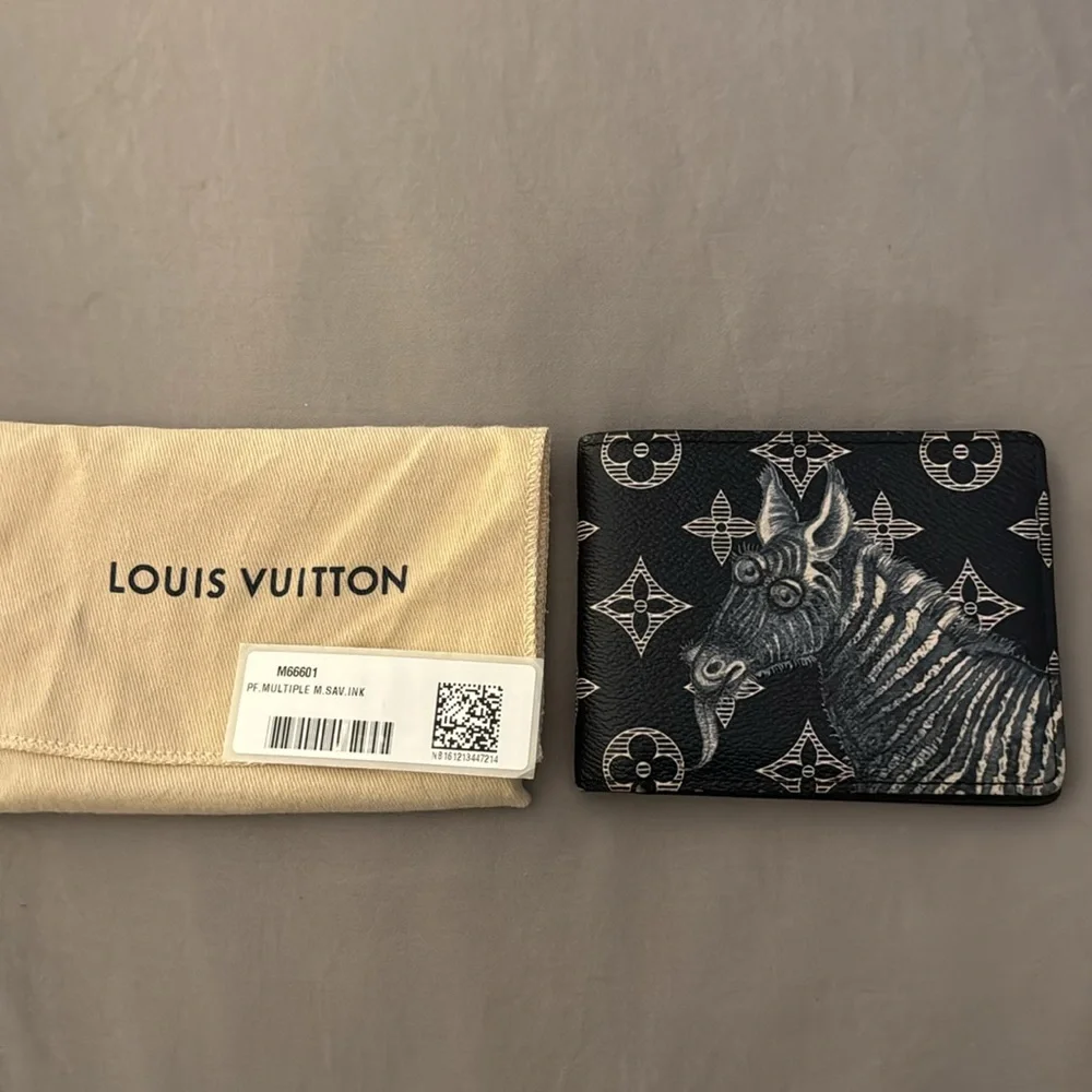 Louis Vuitton x Chapman Borthers Zebra Compact Wallet